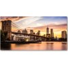 Foto obraz akrylové sklo Brooklynský most 100x50 cm Foto obraz akrylové sklo Brooklynský most 100x50 cm