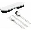 Súprava príborov On The Go v puzdre biela 3 diely Súprava príborov On The Go v puzdre biela 3 diely