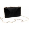Kabelka - listová kabelka saténová - čierna zlatá Kabelka - listová kabelka saténová - čierna zlatá