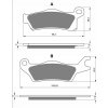 KH618 Brzdové platničky GOLDfren 309 m.in CAN AM KH618 Brzdové platničky GOLDfren 309 m.in CAN AM