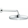 GROHE Tempesta 210 - Hlavová sprcha, 1 prúd, so sprchovým ramenom, chróm 26408+28576 GROHE Tempesta 210 - Hlavová sprcha, 1 prúd, so sprchovým ramenom, chróm 26408+28576