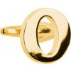 Bubibubi Manžetový gombík zlaté písmeno O Bubibubi Manžetový gombík zlaté písmeno O