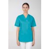 Dámska farebná zdravotnícka blúzka M-074, tyrkysová (Zdravotnícke oblečenie) Dámska farebná zdravotnícka blúzka M-074, tyrkysová (Zdravotnícke oblečenie)