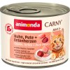 Výhodné balenie animonda Carny Adult 24 x 200 g - kuracie s morčacími a kačacími srdiečkami Výhodné balenie animonda Carny Adult 24 x 200 g - kuracie s morčacími a kačacími srdiečkami