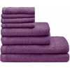 Fialové rýchloschnúce/froté bavlnené uteráky a osušky v súprave 8 ks Quick Dry – Catherine Lansfield Fialové rýchloschnúce/froté bavlnené uteráky a osušky v súprave 8 ks Quick Dry – Catherine Lansfield