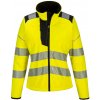 Dámska reflexná softshell bunda S Žltá / čierna Dámska reflexná softshell bunda S Žltá / čierna