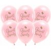 Latexové balóny Krst svätý, ružová farba, 33 cm, 6 kusov Latexové balóny Krst svätý, ružová farba, 33 cm, 6 kusov