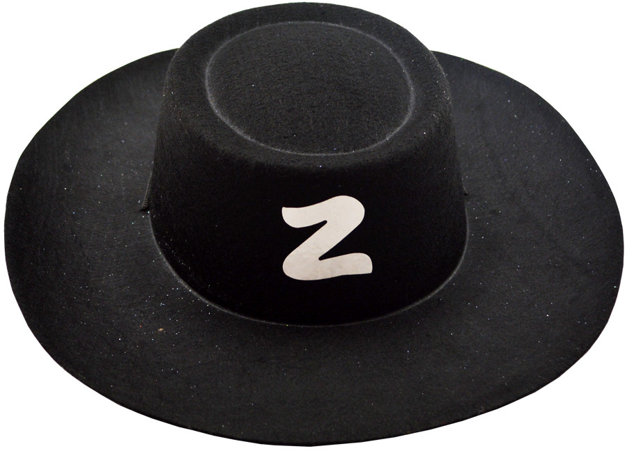 CARNIVAL FASHION Karnevalový klobúk ZORRO Q 36 cm