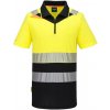 Reflexné polo tričko S Žltá / čierna Reflexné polo tričko S Žltá / čierna