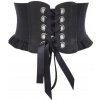 Dámsky elastický Opasok čierny korzet šnurovací široký do šiat pás Dámsky elastický Opasok čierny korzet šnurovací široký do šiat pás