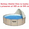 Bestway 58681 Slnečná clona Flowclear Pool Canopy, striežka na bazén, ochrana pred slnkom, pre bazény od 305cm do 549 cm