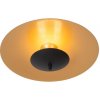 LUCIDE 30161/09/30 VULCAN stropné svietidlo D350mm LED 9W/900lm 3000K čierna, matná zlatá LUCIDE 30161/09/30 VULCAN stropné svietidlo D350mm LED 9W/900lm 3000K čierna, matná zlatá