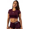 Nebbia Open-back crop top STRONG BEAUTY 430 červená - M Nebbia Open-back crop top STRONG BEAUTY 430 červená - M