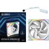Lian Li UNI FAN SL Wireless 120 Počítačová skriňa Ventilátor 12 cm Biela 1 kusov Lian Li UNI FAN SL Wireless 120 Počítačová skriňa Ventilátor 12 cm Biela 1 kusov