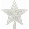 Hviezda na vianočný stromček 23cm biela Hviezda na vianočný stromček 23cm biela