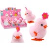 mamido Skákajúca ružová kuriatko na kľúčik s kvetinkou mamido Skákajúca ružová kuriatko na kľúčik s kvetinkou