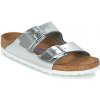 BIRKENSTOCK Šľapky Arizona Soft Footbed Strieborná BIRKENSTOCK Šľapky Arizona Soft Footbed Strieborná