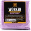 WORK STUFF Worker Purple 5-pack 40x40cm mikrovlákno čistenie starostlivosť WORK STUFF Worker Purple 5-pack 40x40cm mikrovlákno čistenie starostlivosť
