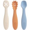 Bebeconfort Prvé lyžičky silikónové 3 ks