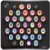 InGlasCo Plaketa pre fanúšikovské puky NHL Wall Plaque Square InGlasCo Plaketa pre fanúšikovské puky NHL Wall Plaque Square