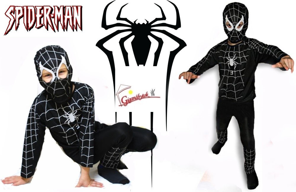 Spiderman čierny