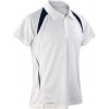 Spiro Polokošile S177M týmové krátký rukáV pánské COT29177M90801-white/navy Bílá/navy