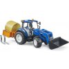 Bruder 02187 New Holland T5.120 s čelným nakladačom, sklápacou skriňou a vidlami Bruder 02187 New Holland T5.120 s čelným nakladačom, sklápacou skriňou a vidlami