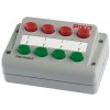Piko Analógový ovládací panel (4 prepínače, červeno-zelené) - 55262 Piko Analógový ovládací panel (4 prepínače, červeno-zelené) - 55262