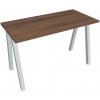 Pracovný stôl UNI A, 120x75,5x60 cm, orech/sivá Pracovný stôl UNI A, 120x75,5x60 cm, orech/sivá