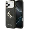 Guess 4G Metal Logo Gold Frame kryt pre iPhone 17 Pro Max - sivý 57983127127