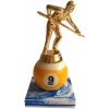 Biliardová trofej hráč 9 15cm Biliardová trofej hráč 9 15cm