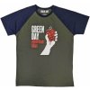 Green Day American Idiot Khaki Green & Navy Blue M Tričko Green Day American Idiot Khaki Green & Navy Blue M Tričko