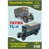 Papierový model - Tatra TL-4 Papierový model - Tatra TL-4