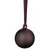 Sada 4 vianočných ozdôb priemer 7 cm Blomus JUHLA - fialová Sada 4 vianočných ozdôb priemer 7 cm Blomus JUHLA - fialová