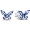 PANDORA Kôstkové náušnice Modrý motýľ 294230c01 PANDORA Kôstkové náušnice Modrý motýľ 294230c01