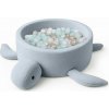 MeowBaby® suchý bazén Boucle Turtle, Ice Blue MeowBaby® suchý bazén Boucle Turtle, Ice Blue