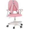 Rostoucí židle s podnoží a šlemi, růžová / bílá, ANAIS Rostoucí židle s podnoží a šlemi, růžová / bílá, ANAIS