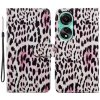 Peňaženkové kožené puzdro Painted na Oppo A38 - Leopard Peňaženkové kožené puzdro Painted na Oppo A38 - Leopard
