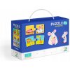 PUZZLE 12 DIELIKOV ZVIERATÁ - OPAKY, DODO PUZZLE 12 DIELIKOV ZVIERATÁ - OPAKY, DODO