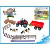 Kids Globe Set farma traktor 10 cm s vlečkou so svetlom a zvukom Kids Globe Set farma traktor 10 cm s vlečkou so svetlom a zvukom