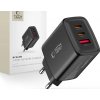 TECH-PROTECT NCA65W-GAN 3-portová sieťová nabíjačka PD 65W / QC3.0 čierna (5906302336081) TECH-PROTECT NCA65W-GAN 3-portová sieťová nabíjačka PD 65W / QC3.0 čierna (5906302336081)
