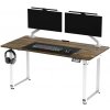 ULTRADESK UPLIFT Pracovný stôl s elektricky nastaviteľnou výškou s XXL podložkou pod myš 160x75 cm, hnedý ULTRADESK UPLIFT Pracovný stôl s elektricky nastaviteľnou výškou s XXL podložkou pod myš 160x75 cm, hnedý