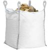 Big Bag vrece s nosnosťou 1000 kg - 1200l - biela so sivou Big Bag vrece s nosnosťou 1000 kg - 1200l - biela so sivou