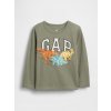 GAP Baby tričko s logom Zelená 18-24M Zelená Zelená GAP Baby tričko s logom Zelená 18-24M Zelená Zelená