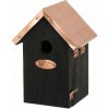 Esschert Design Vtáčia búdka Dark, 20x14x11 cm, drevo, čierna Esschert Design Vtáčia búdka Dark, 20x14x11 cm, drevo, čierna