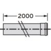 Vaillant Extension Pipe DN80 2M 303255 Vaillant Extension Pipe DN80 2M 303255