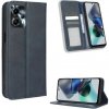Peňaženkové kožené puzdro Retro na Motorola Moto G13 / G23 / G53 5G - Modrá Peňaženkové kožené puzdro Retro na Motorola Moto G13 / G23 / G53 5G - Modrá