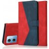 Peňaženkové kožené puzdro DUAL-COLOR na Xiaomi Redmi Note 12 5G – Červenomodrá Peňaženkové kožené puzdro DUAL-COLOR na Xiaomi Redmi Note 12 5G – Červenomodrá