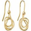 Elements gold zlaté náušnice GE2233