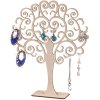 ČistéDrevo Drevený okrúhly stromček na šperky ČistéDrevo Drevený okrúhly stromček na šperky